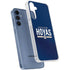 Georgetown University Hoyas Stripe Galaxy A35 5G Clear Case